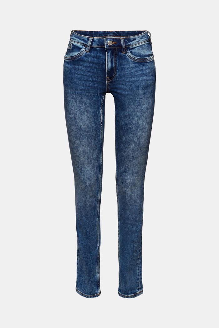 Elastische Slim-Fit Jeans, BLUE MEDIUM WASHED, detail image number 7