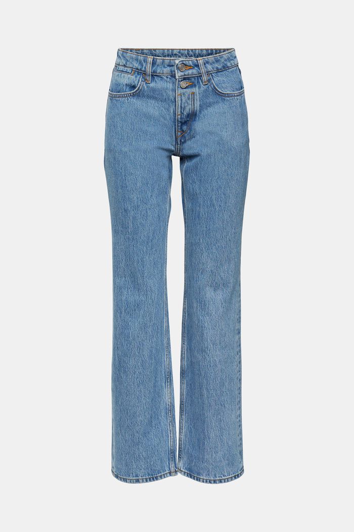Bootcut Jeans mit mittelhohem Bund, BLUE LIGHT WASHED, detail image number 2