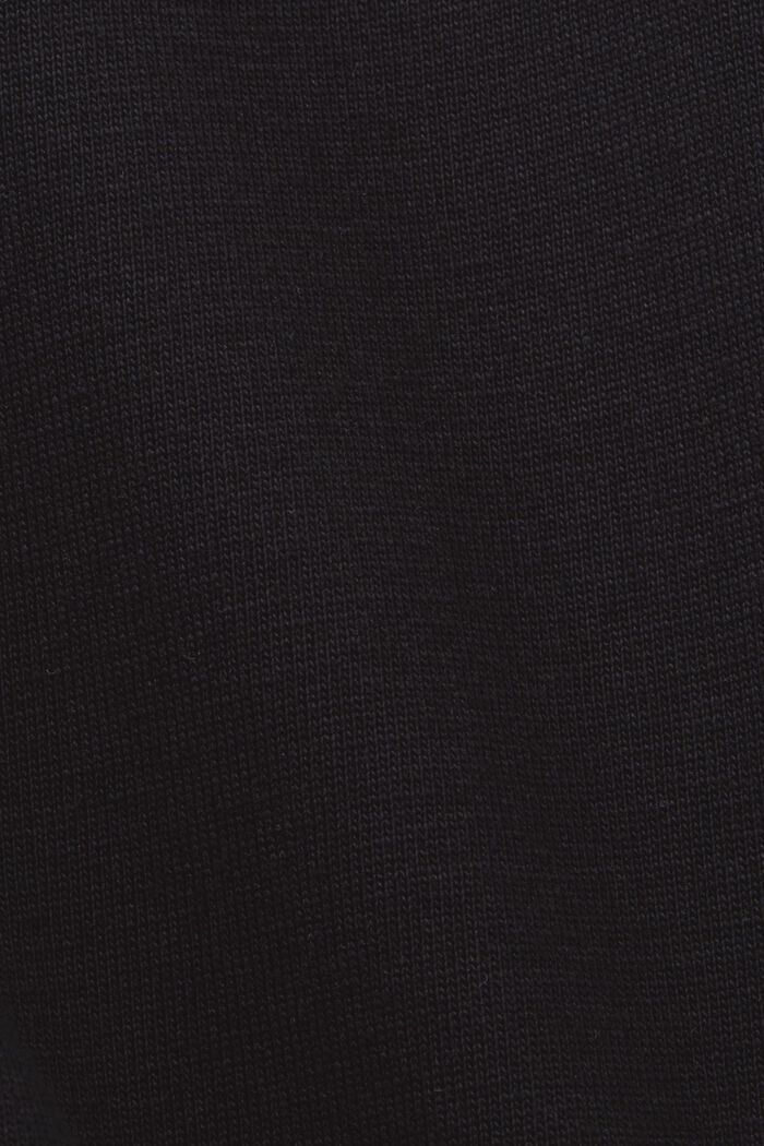 T-Shirt-Kleid in Midilänge, BLACK, detail image number 5