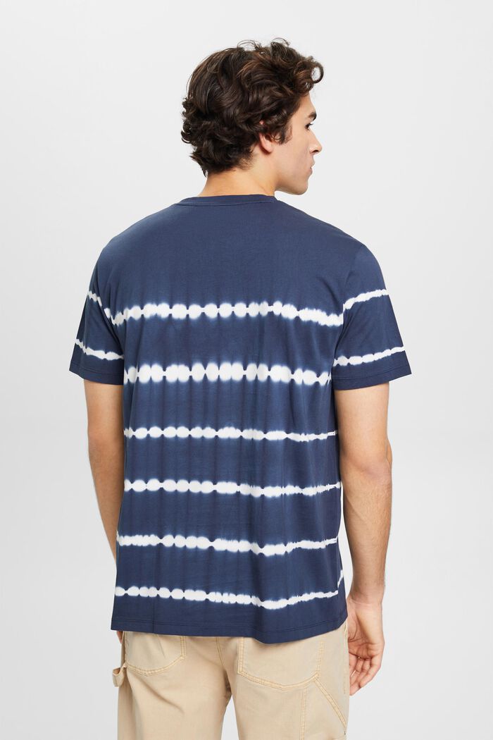 Batik-T-Shirt aus Baumwolle, NAVY, detail image number 3