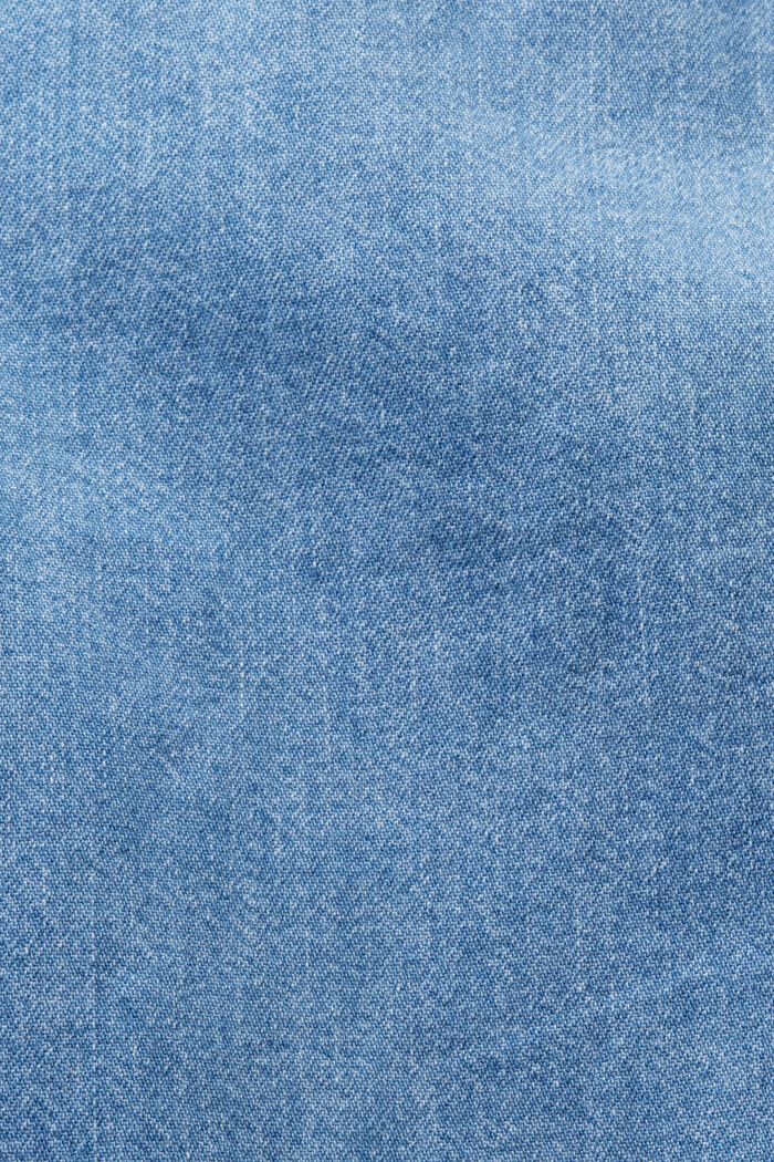 Jeans-Jumpsuit mit Gürtel, BLUE BLEACHED, detail image number 4