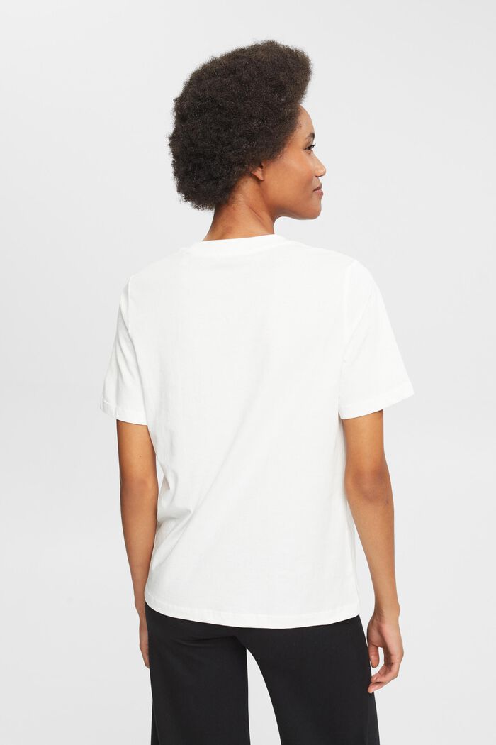 T-Shirt mit Print, OFF WHITE, detail image number 3