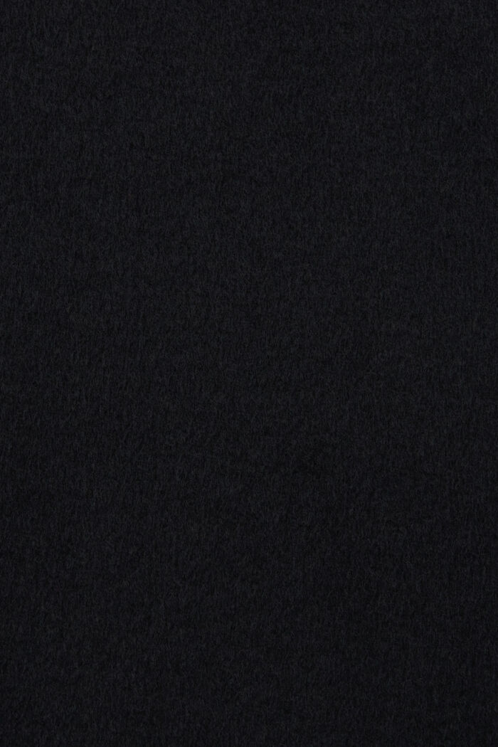 En matière recyclée : manteau à teneur en laine, BLACK, detail image number 5