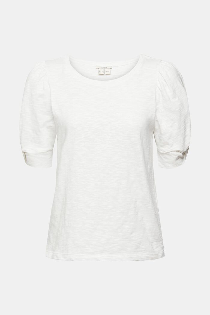 T-shirt à épaules froncées, OFF WHITE, detail image number 6