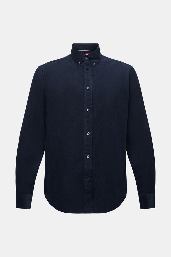 Hemd aus Cord, 100% Baumwolle, PETROL BLUE, detail image number 6