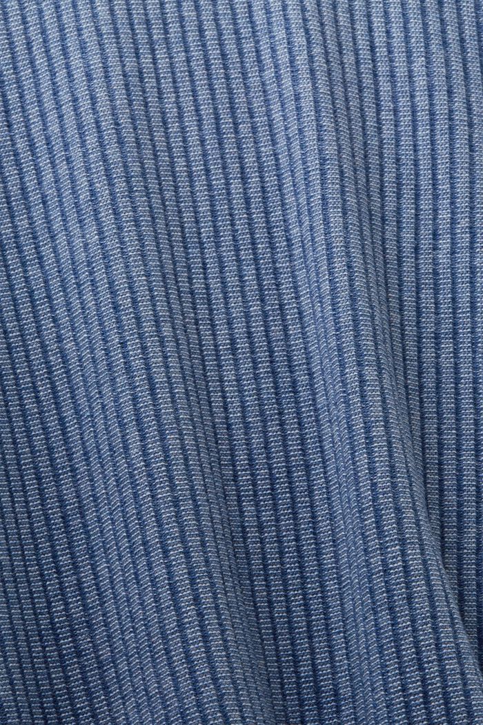 Pull-over en maille côtelée bicolore, BLUE, detail image number 5