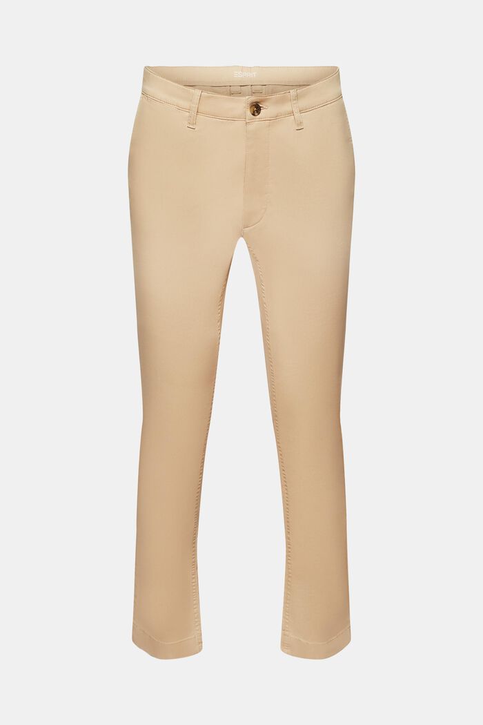 Pantalon chino, coton stretch, SAND, detail image number 7