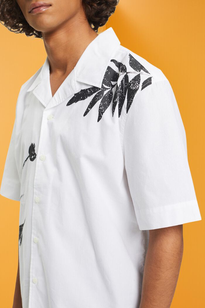 T-shirt orné d’un grand imprimé à fleurs, WHITE, detail image number 2