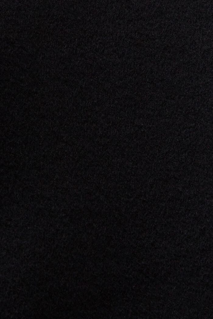 Trench-coat en laine et cachemire, BLACK, detail image number 5