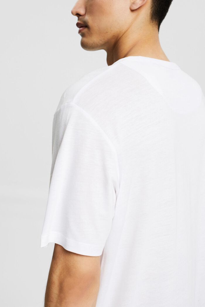 À teneur en TENCEL™ : le t-shirt oversize, WHITE, detail image number 1