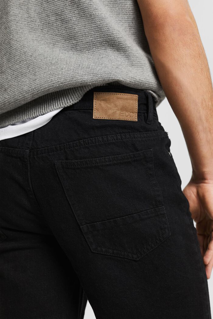 Jeans-Shorts aus 100% Baumwolle, BLACK, detail image number 2