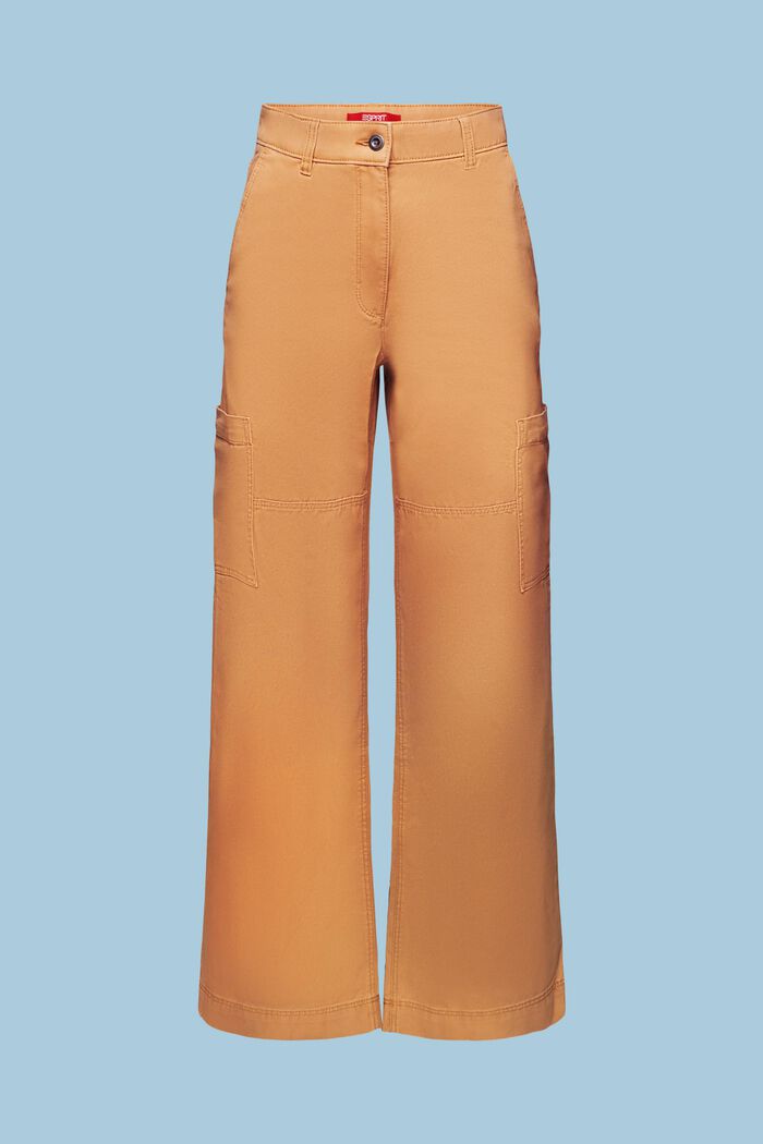 Pantalon cargo à jambes larges, CARAMEL, detail image number 5