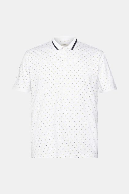 Polo à motif all-over
