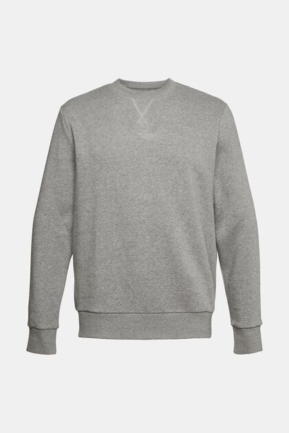 Recycelt: meliertes Sweatshirt