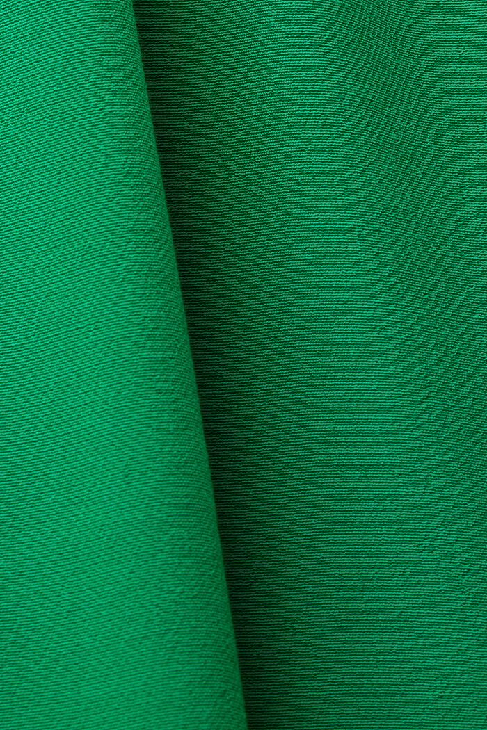 Robe évasée à taille smockée, GREEN, detail image number 5
