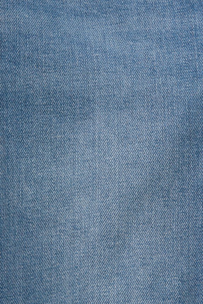 Ausgestellte Baumwolljeans mit mittlerer Bundhöhe, BLUE MEDIUM WASHED, detail image number 6