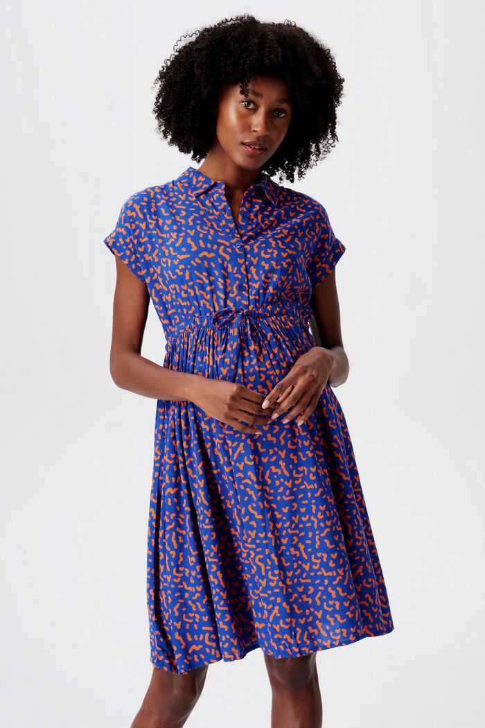 MATERNITY Kleid mit Print, ELECTRIC BLUE, detail image number 1