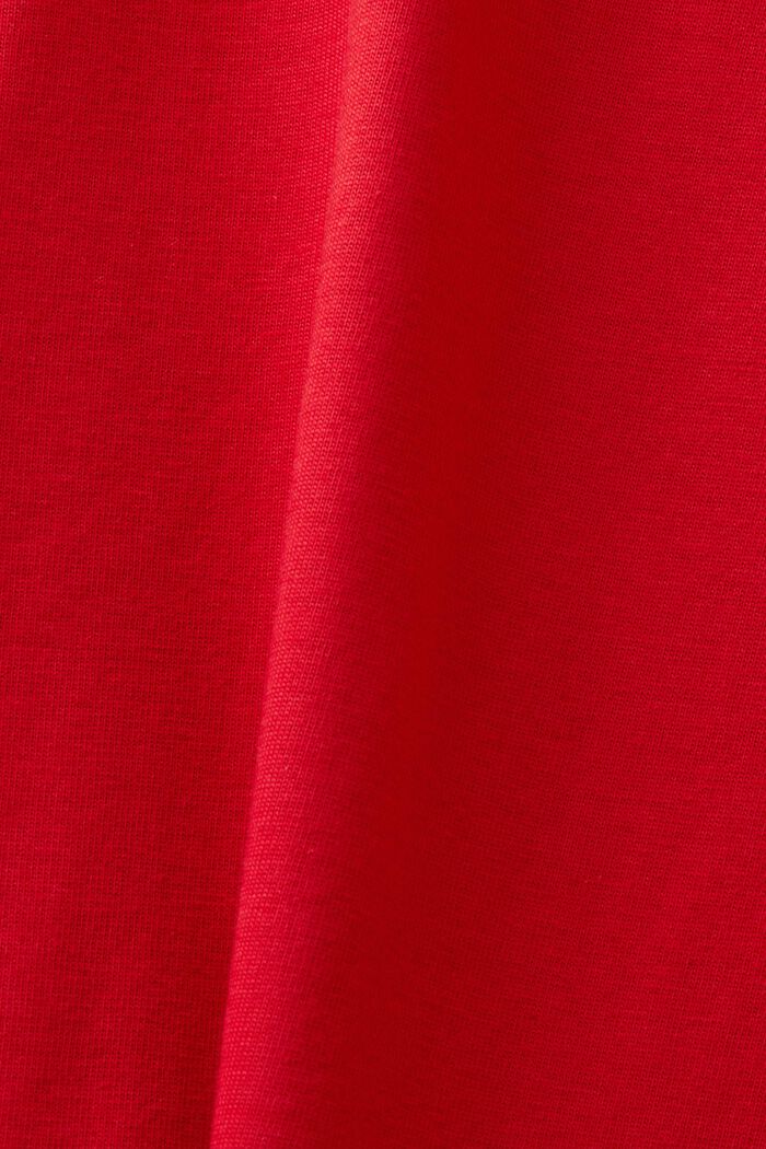 Kurzärmliges Logo-T-Shirt, DARK RED, detail image number 4