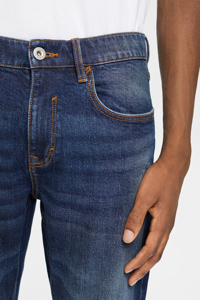 Stretch-Jeans, BLUE DARK WASHED, detail image number 0