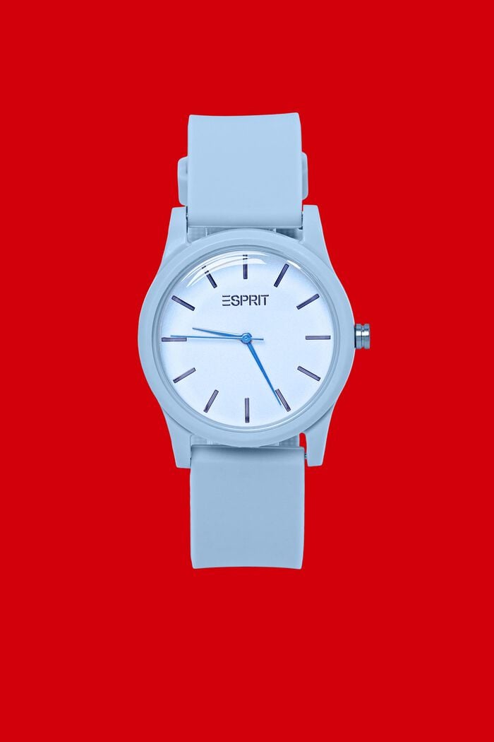 Uhr mit Gummiarmband, LIGHT BLUE, detail image number 0