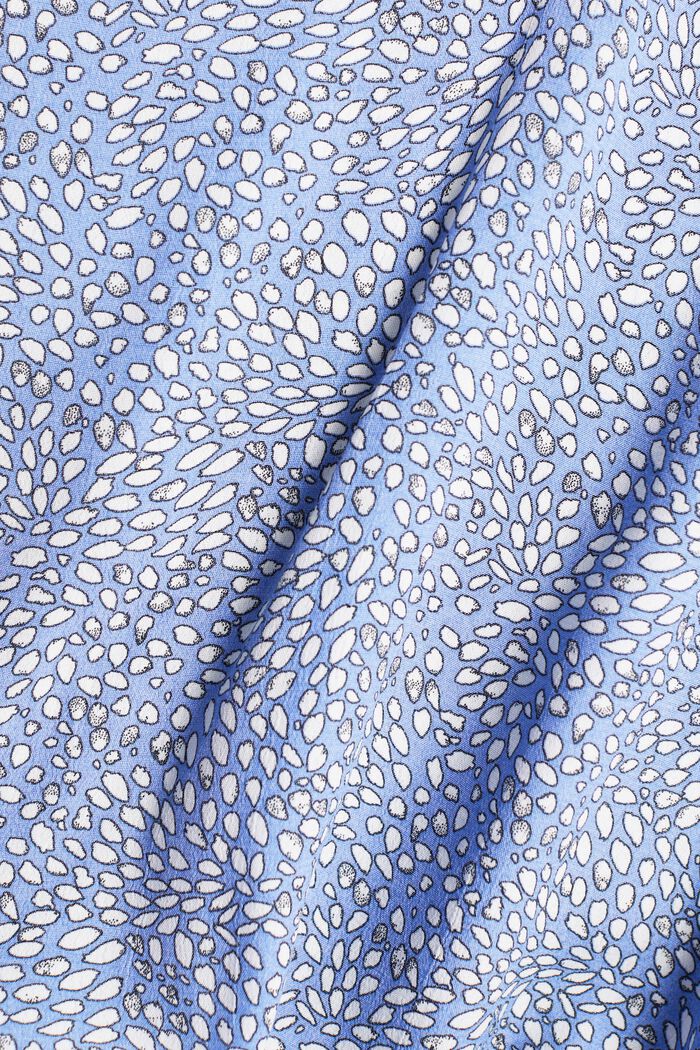 Gemusterte Bluse aus LENZING™ ECOVERO™, LIGHT BLUE LAVENDER, detail image number 1