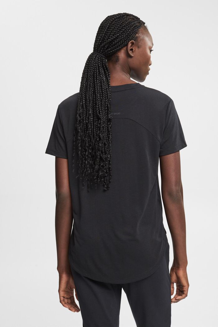 T-shirt de sport, LENZING™ ECOVERO™, BLACK, detail image number 6
