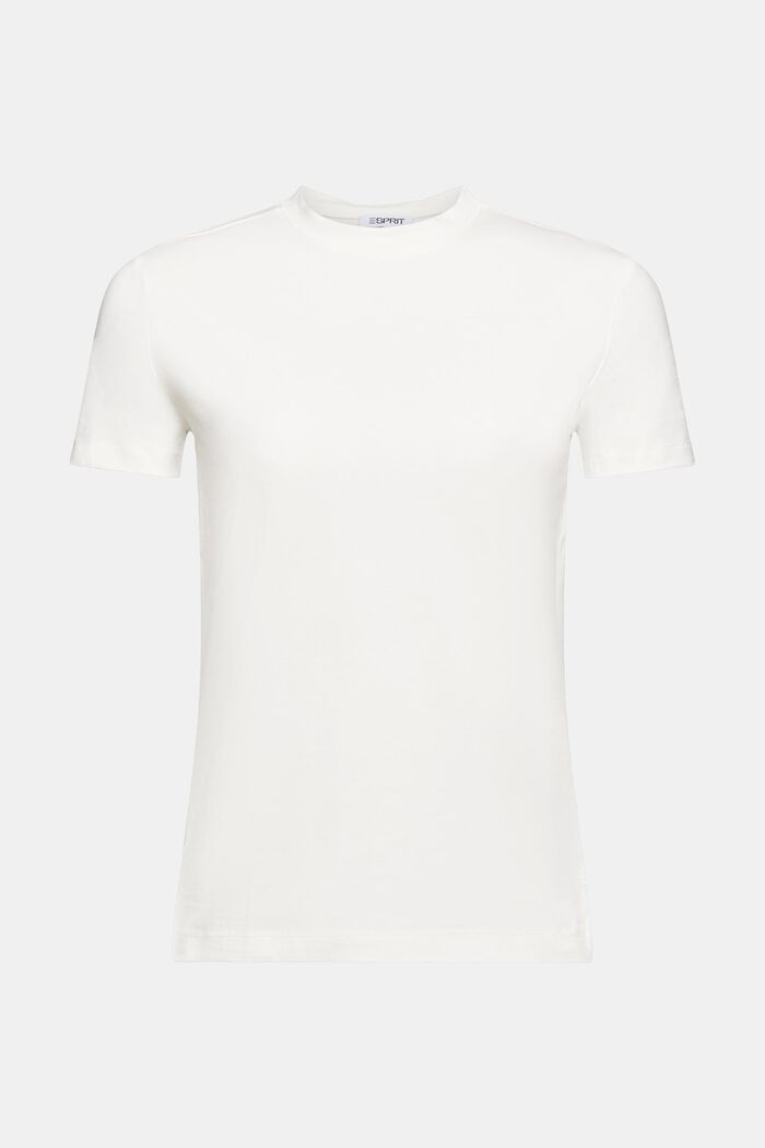 T-Shirt mit Rundhalsausschnitt, OFF WHITE, detail image number 5