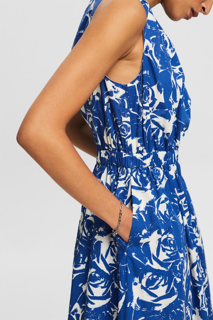 A-Linien-Kleid mit Print, BRIGHT BLUE, detail image number 2