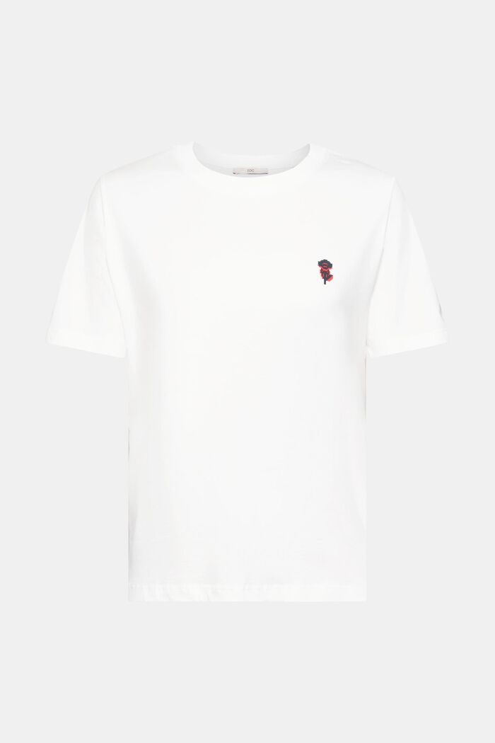 T-Shirt mit Print, OFF WHITE, detail image number 6