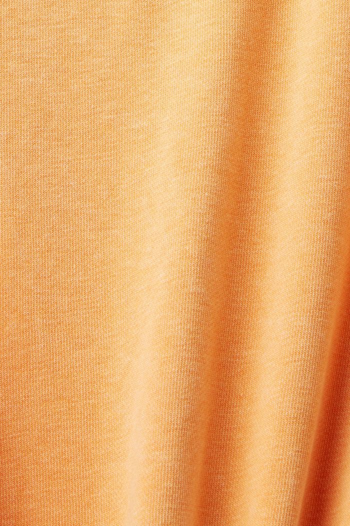 Sweat-shirt à col rond avec logo imprimé, GOLDEN ORANGE, detail image number 5