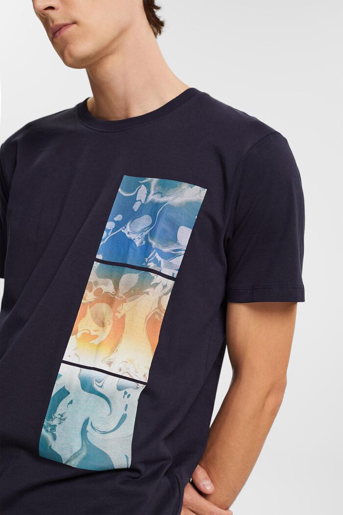 T-Shirt mit Print, NAVY, detail image number 3