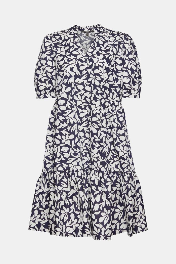 Print-Kleid aus Baumwolle
