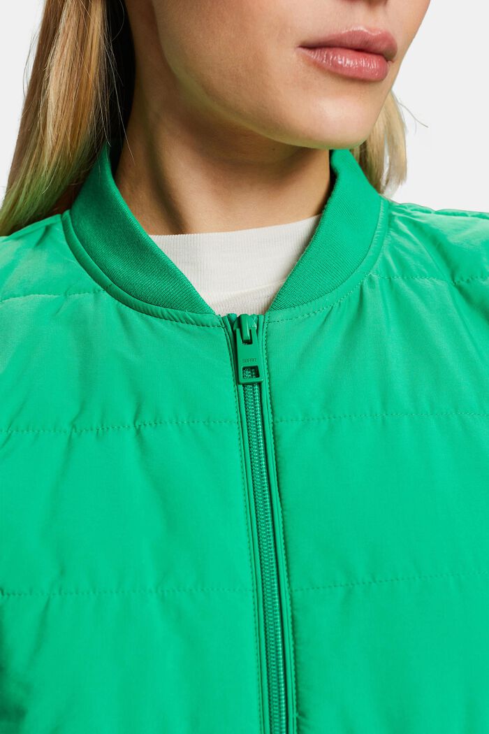 Blouson bombardier extra léger, GREEN, detail image number 3