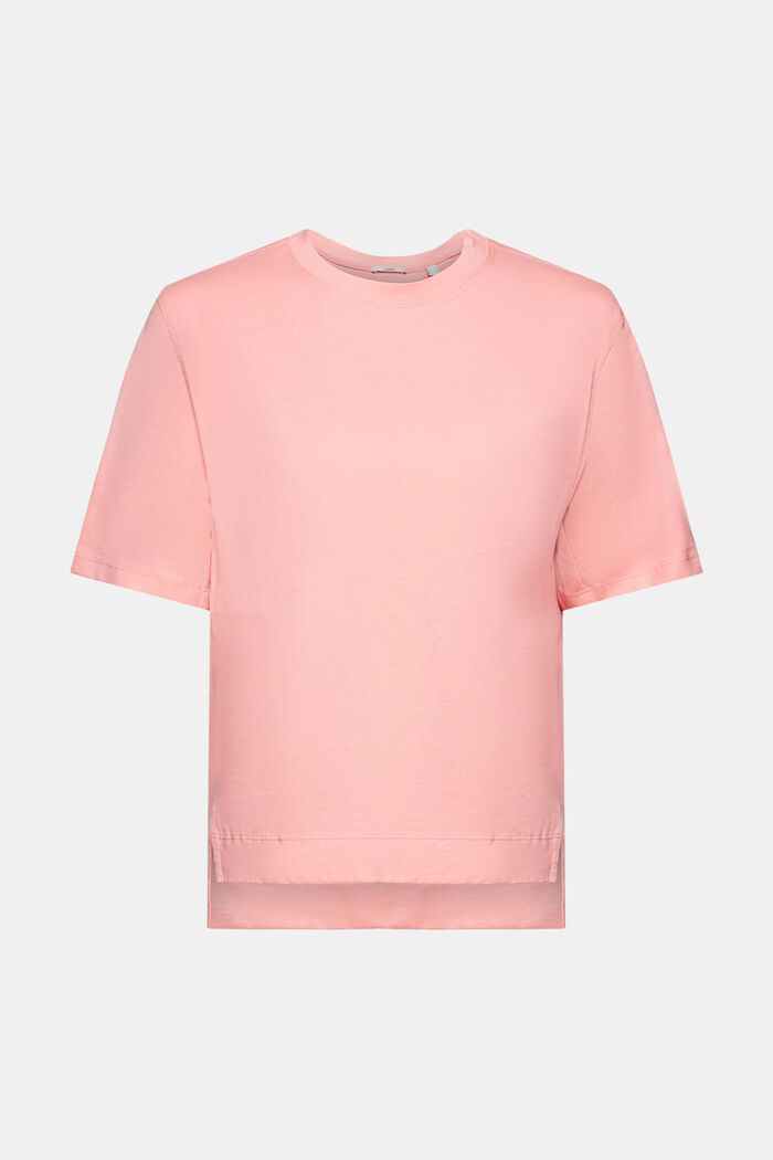 T-Shirt aus Baumwolle, PINK, detail image number 6
