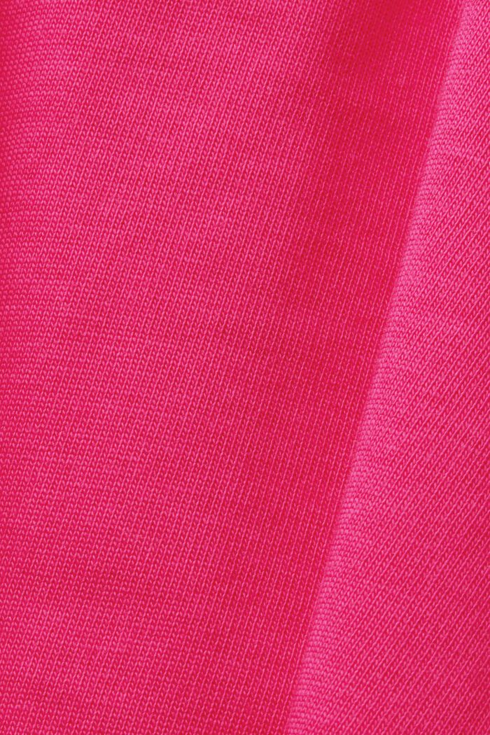 T-shirt de coupe raccourcie à encolure ronde en jersey, PINK FUCHSIA, detail image number 5