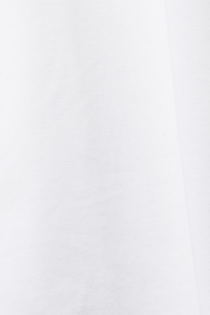 T-shirt de coupe courte à bande pailletée, WHITE, detail image number 4