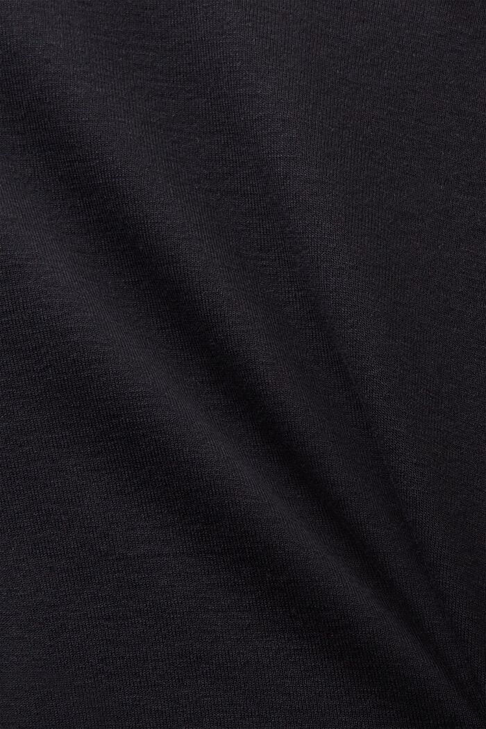 T-shirt en coton à manches courtes, BLACK, detail image number 5