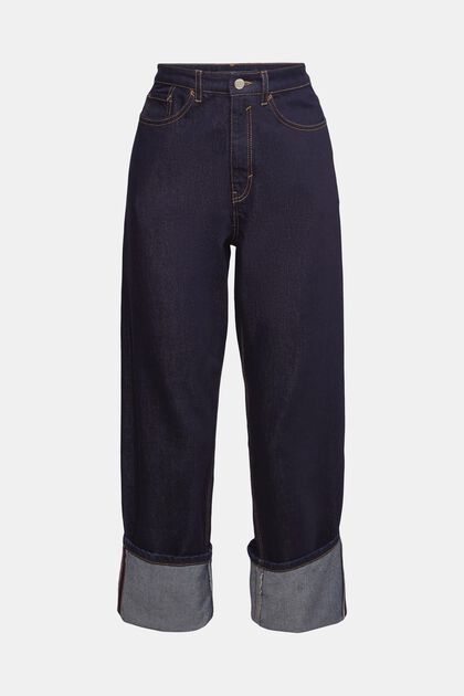 Mid-Rise-Jeans in Relaxed Fit, BLUE RINSE, overview
