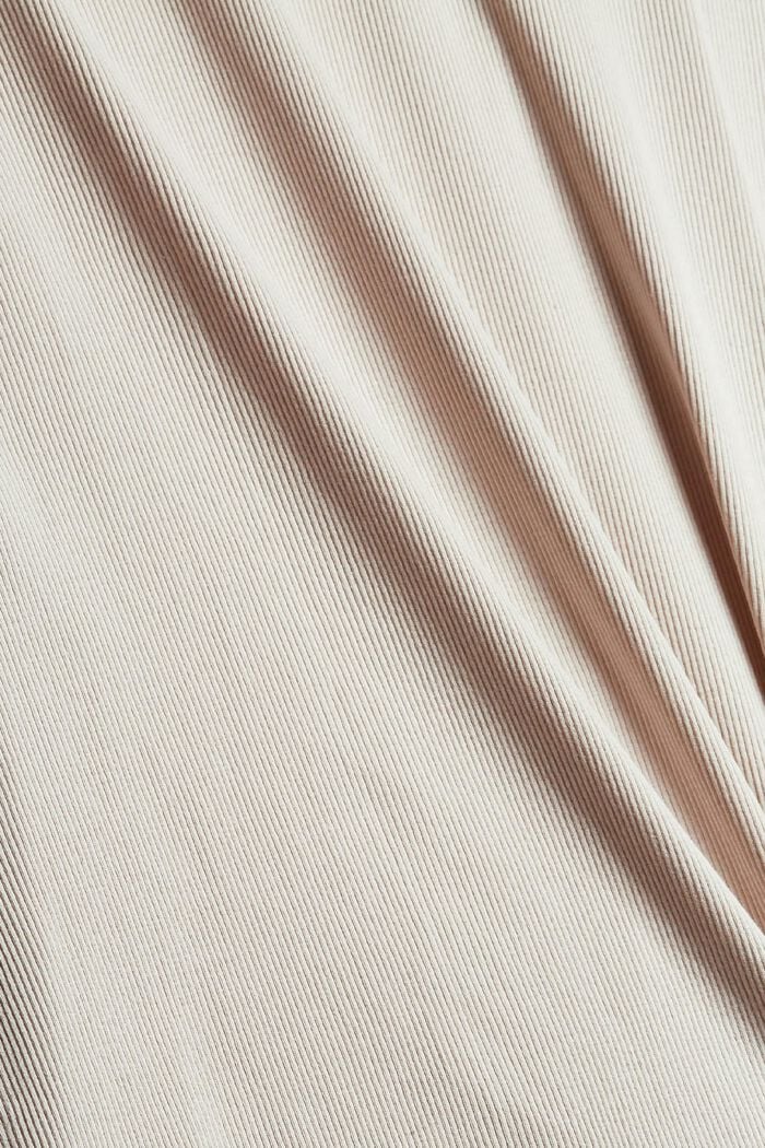Haut de pyjama côtelé en coton biologique, ICE, detail image number 4