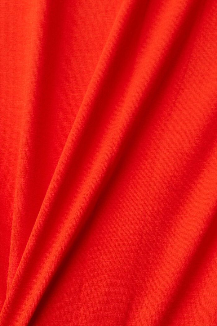 Print-T-Shirt, LENZING™ ECOVERO™, RED, detail image number 1