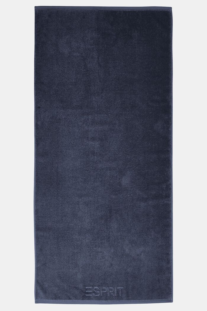 Collection de draps de bain en tissu éponge, NAVY BLUE, detail image number 2