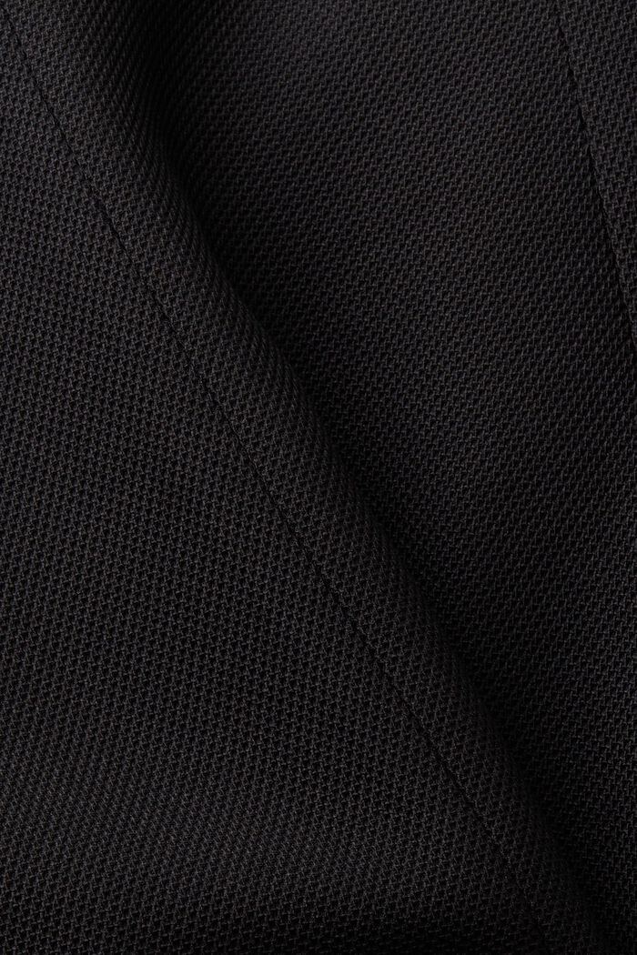Manteau à col à revers inversé, BLACK, detail image number 5