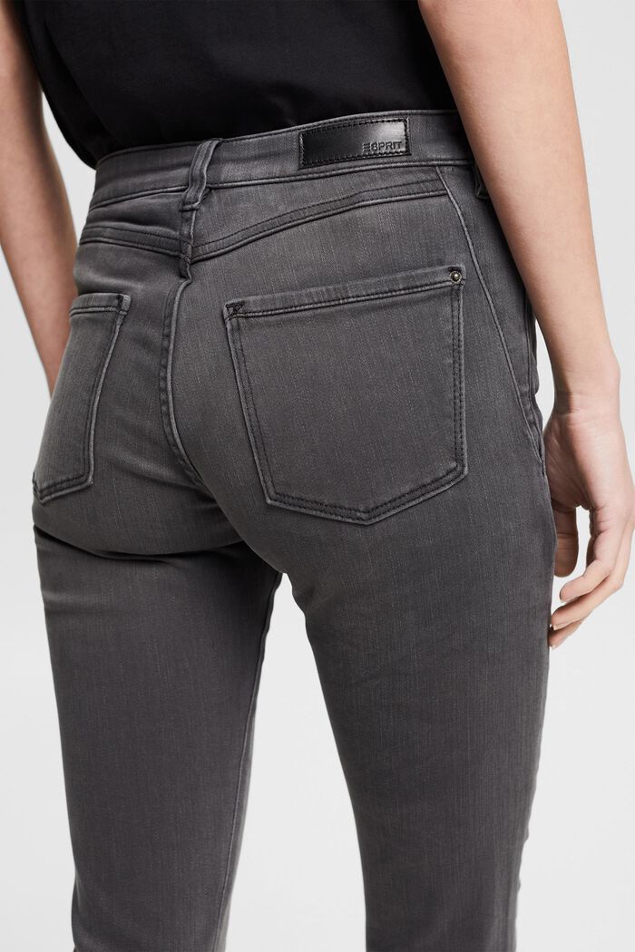 Stretch-Jeans aus Organic Cotton, BLACK MEDIUM WASHED, detail image number 5