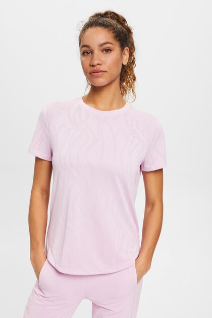 T-shirt respirant, LILAC, overview