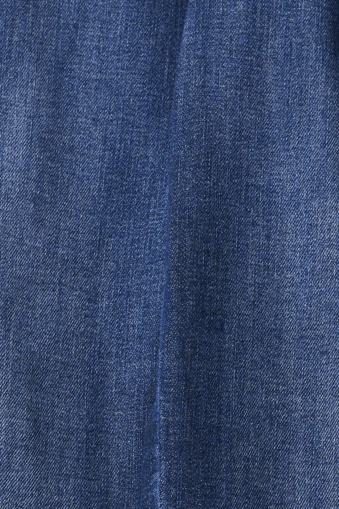Jean Skinny stretch taille haute, BLUE DARK WASHED, detail image number 6