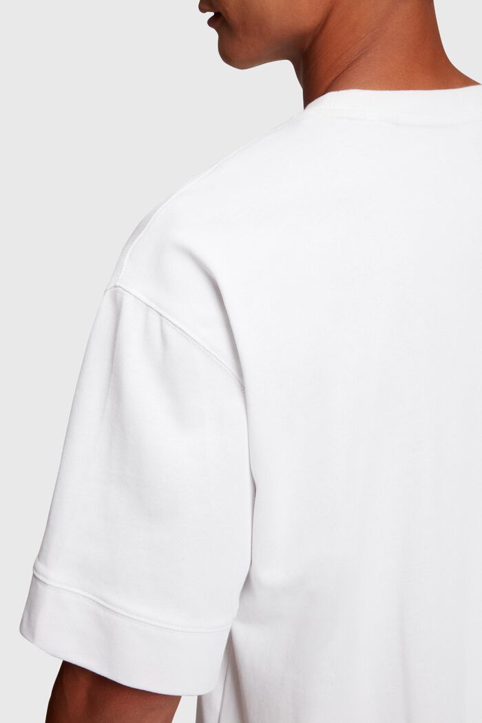 T-Shirt mit Indigo-Print, WHITE, detail image number 3