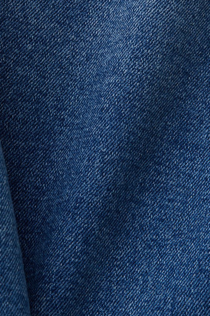 Short en jean décontracté de coupe Slim Fit, BLUE LIGHT WASHED, detail image number 5