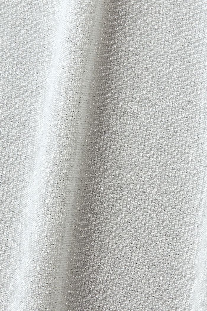 T-shirt à effet lamé, SILVER, detail image number 6