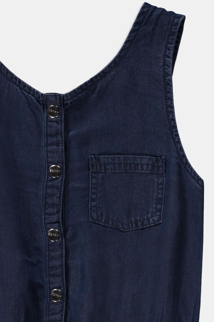 Combinaison en jean courte, BLUE MEDIUM WASHED, detail image number 2