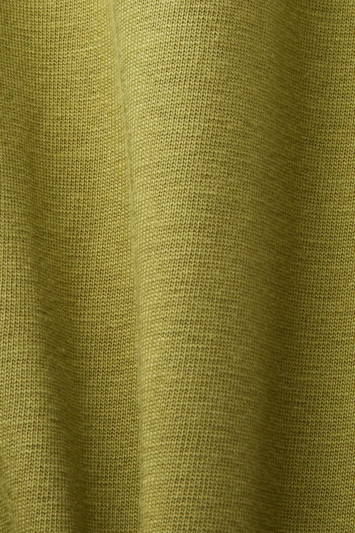 Robe-chemise de longueur midi, PISTACHIO GREEN, detail image number 5